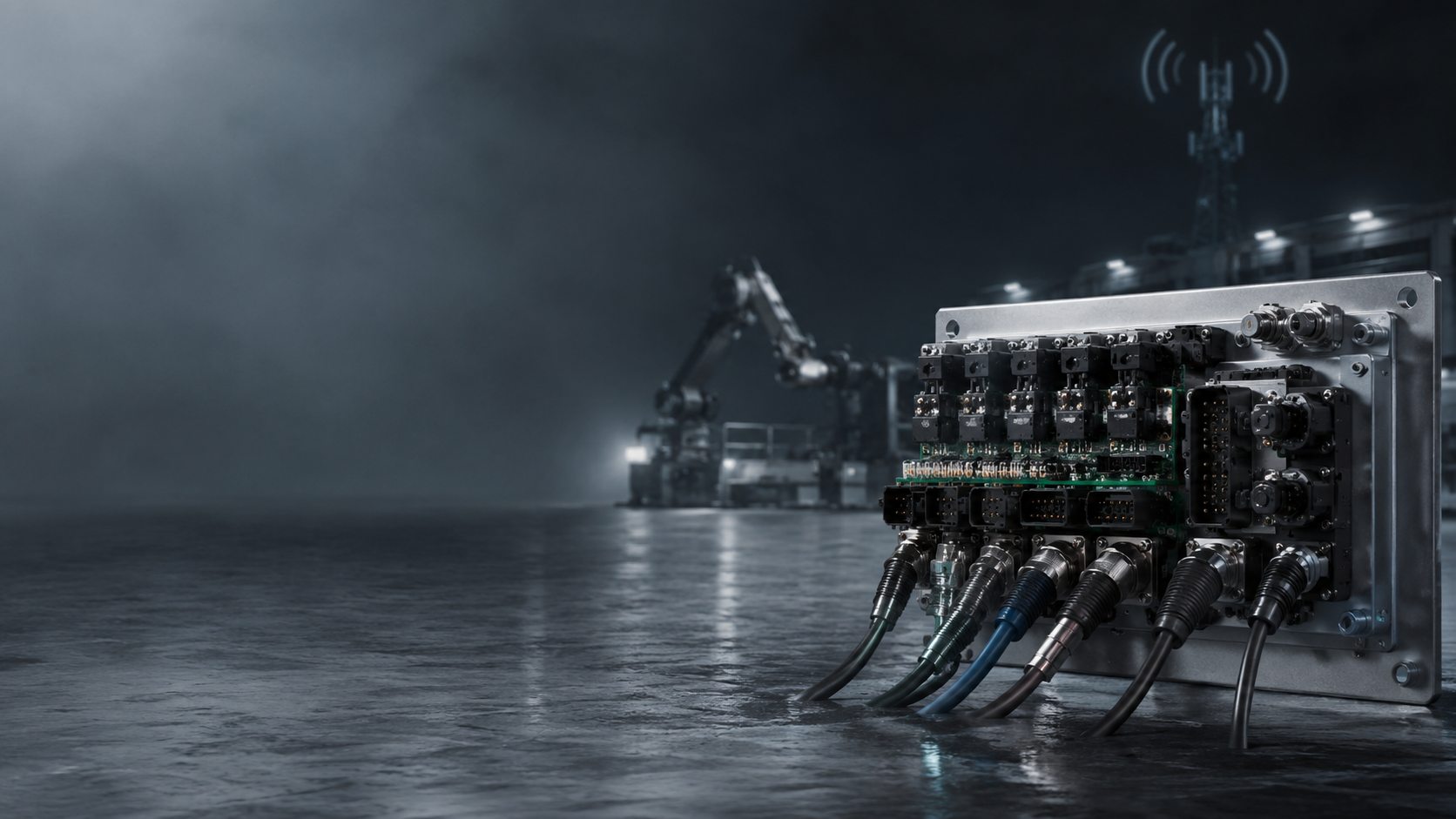 Rugged distributed industrial communication controller